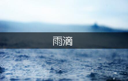 小雨滴诗歌（汇总9篇）