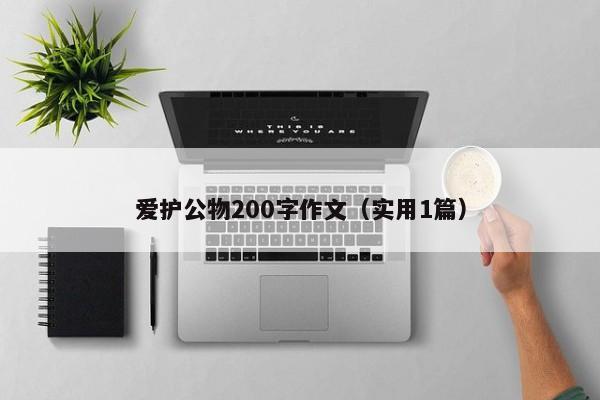 爱护公物200字作文（实用1篇）