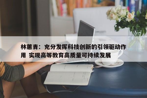 林蕙青：充分发挥科技创新的引领驱动作用 实现高等教育高质量可持续发展