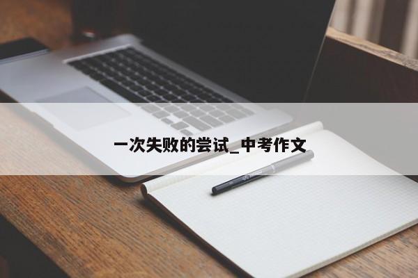 一次失败的尝试_中考作文