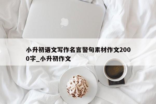 小升初语文写作名言警句素材作文2000字_小升初作文