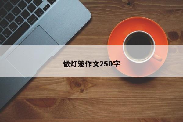 做灯笼作文250字