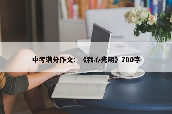 中考满分作文：《我心光明》700字