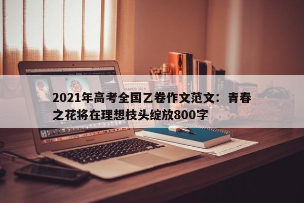 2021年高考全国乙卷作文范文：青春之花将在理想枝头绽放800字